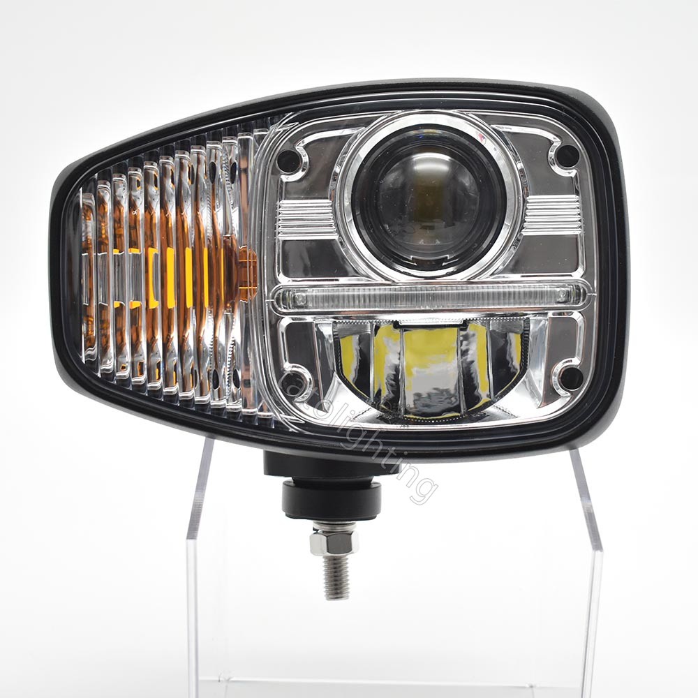 2PCS LED Headlight For JCB Telehandler Loader Loadall bobcat Wired Bobcat Loader
