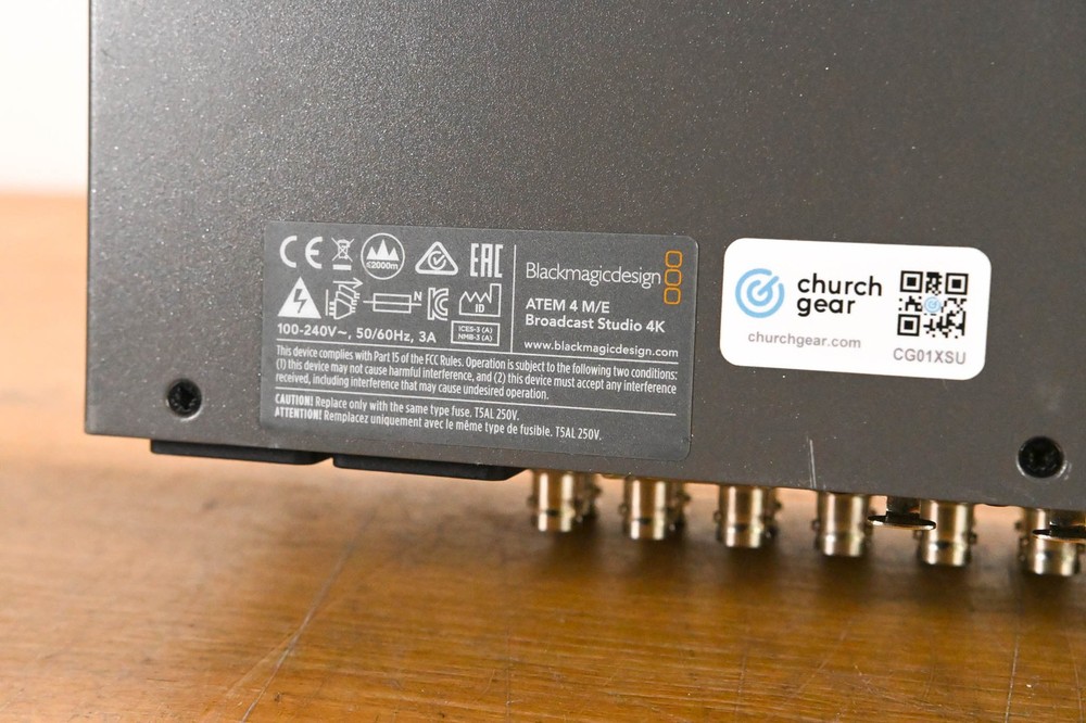 Blackmagic Design ATEM 4 M/E Broadcast Studio 4K CG01XSU