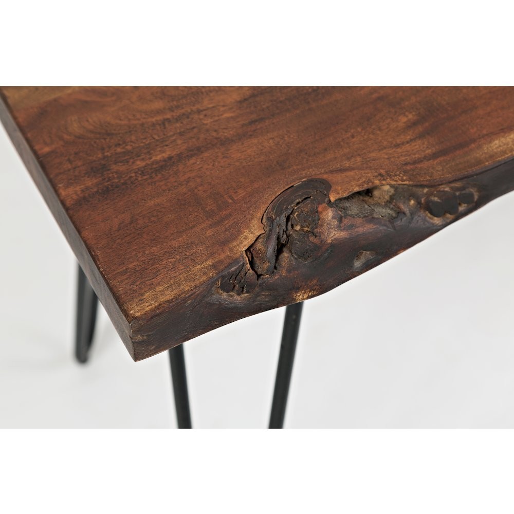Nature's Edge 48'' Modern Solid Wood Live Edge Bench