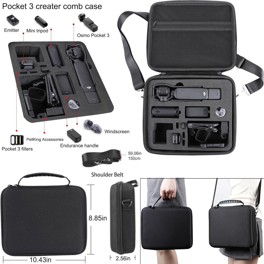 Comprehensive Accessories Kit for DJI Osmo Pocket 3 - Ultimate Creator Bundle=