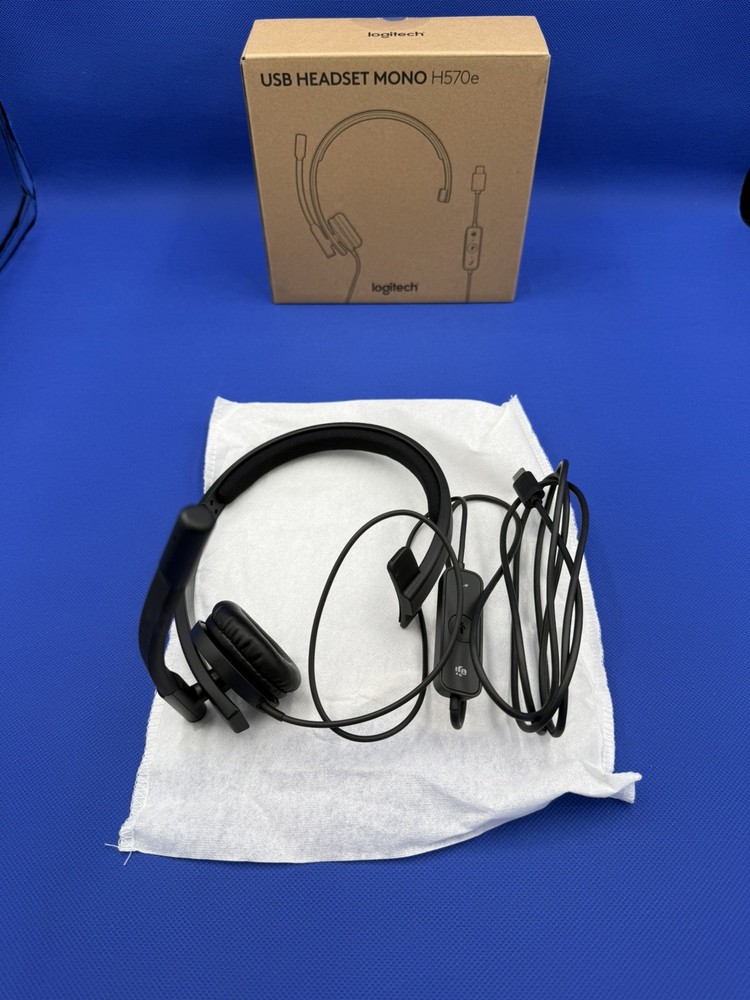 Logitech H570e USB Headset with Microphone for PC and Mac, USB-C Wired Headset