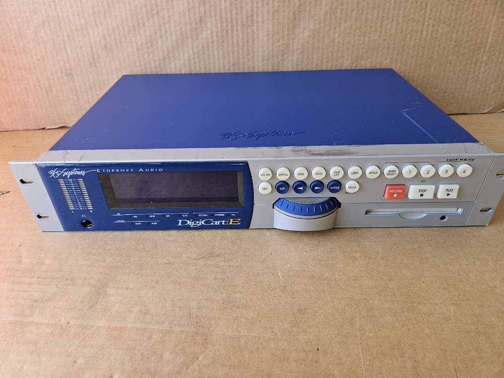 POWERS ON- 360 SYSTEMS DigiCart E E-3000 Ethernet Audio Network Recorder