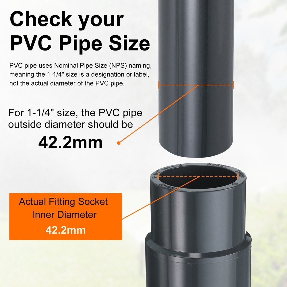 Reducing Coupling 1-1/2 x 1-1/4" Increaser/Reducer Coupling Pipe Fittings