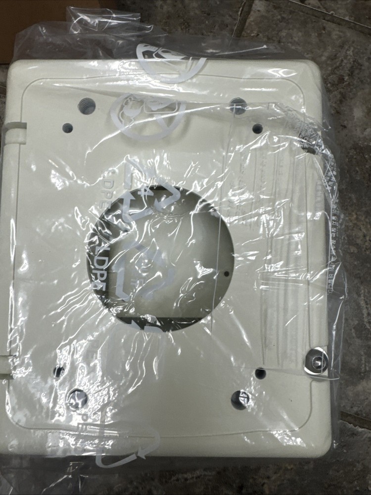Hanwha Techwin SBP-300NB Camera Installation Back Box White Bracket Mount Kit