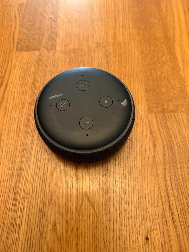 Amazon Echo Dot (3rd Generation) Smart Speaker - Charcoal