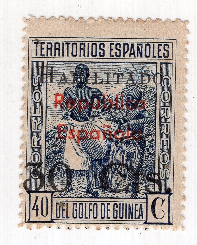 SPAIN GUINEA, YV # 286, MH