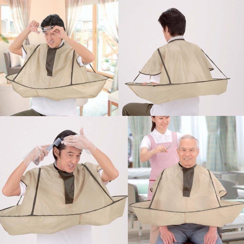 Durable Adjustable Hair Cutting Cape - Compact Storage for Salons and Home