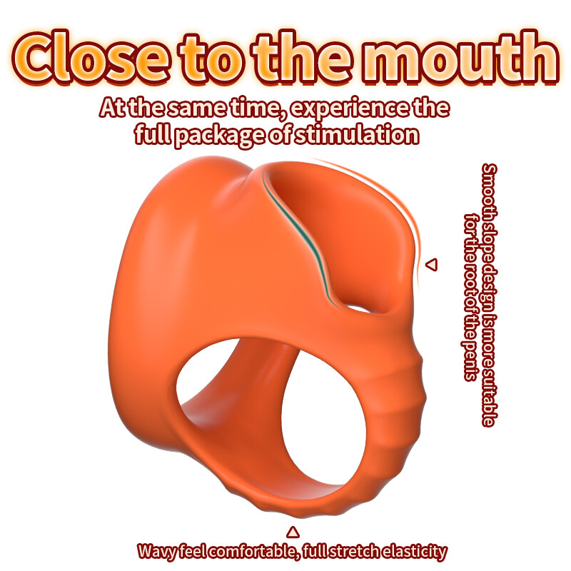 Silicone Ball Scrotum Stretcher Enhancer Squeeze Testicle Ring-Delay-Ejaculation