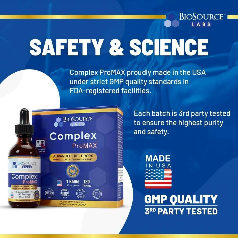 BioSource Labs Complex ProMAX Premium Diet Drops - 2 oz Bottle