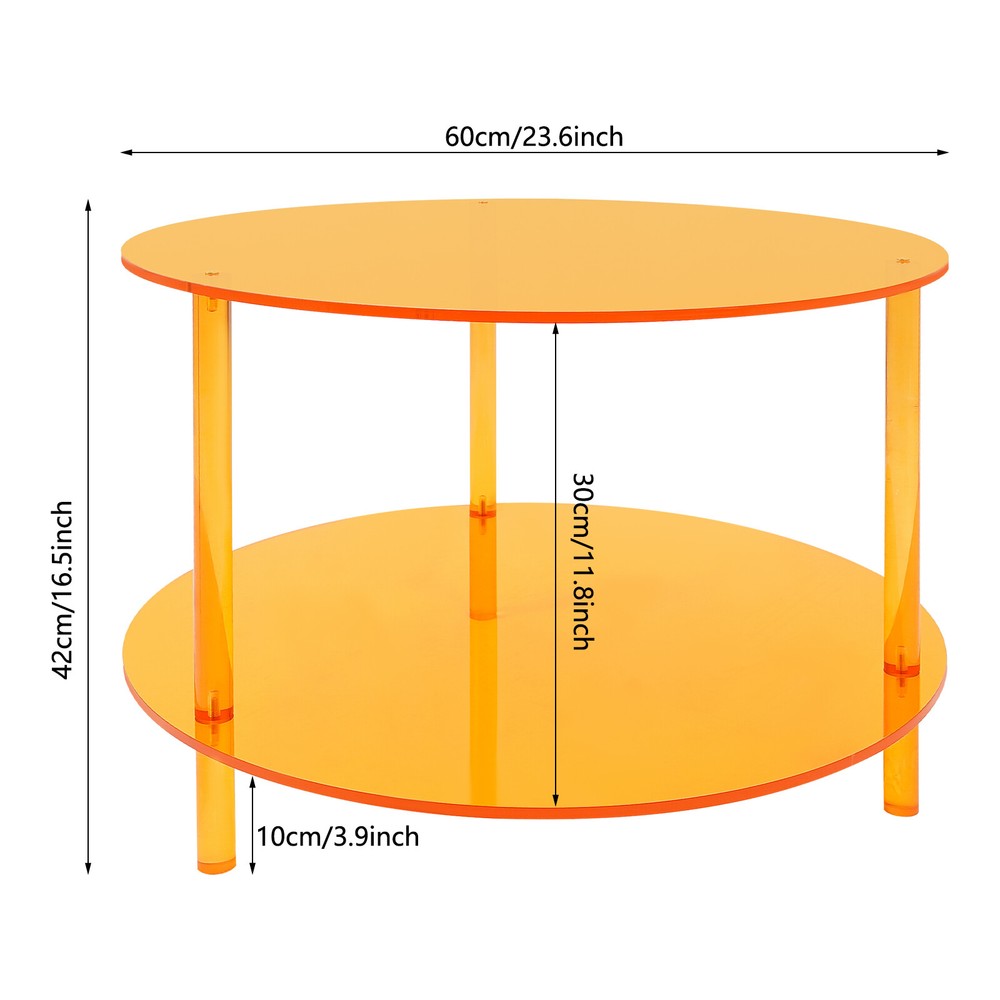 Acrylic Coffee Table, Modern Coffee Table, 2-tier Coffee Table?
