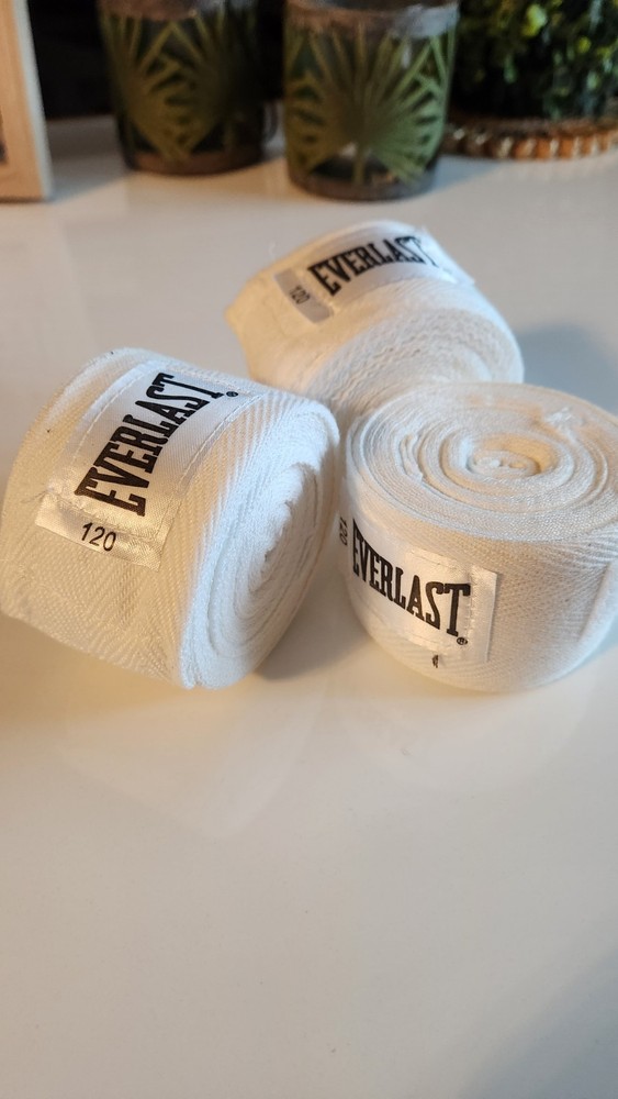 Boxing Hand Wraps 120 White x 3