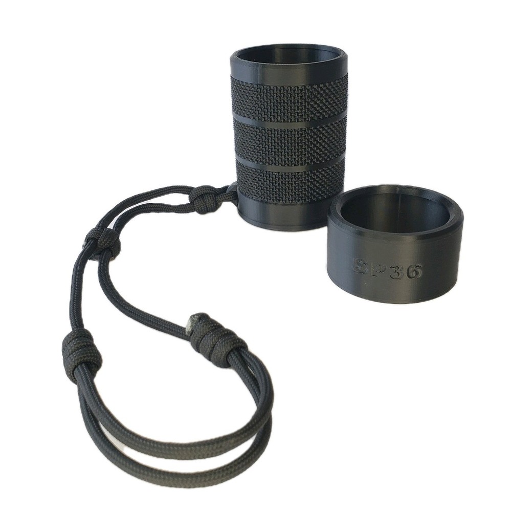 For Sofirn SP36 Flashlight Protective Case /Grip / Wrist Strap Lanyard Mount TPU