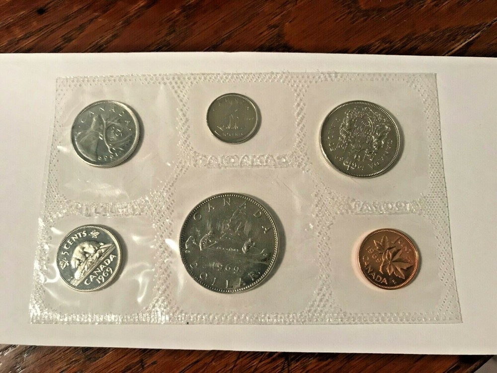 1969 Canada 6 Coin Mint Set No Envelope #18733