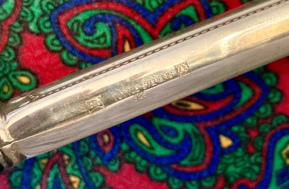 Lovely Tuttle Triumph Sterling Pie Or Cake Server, Sterling Handle