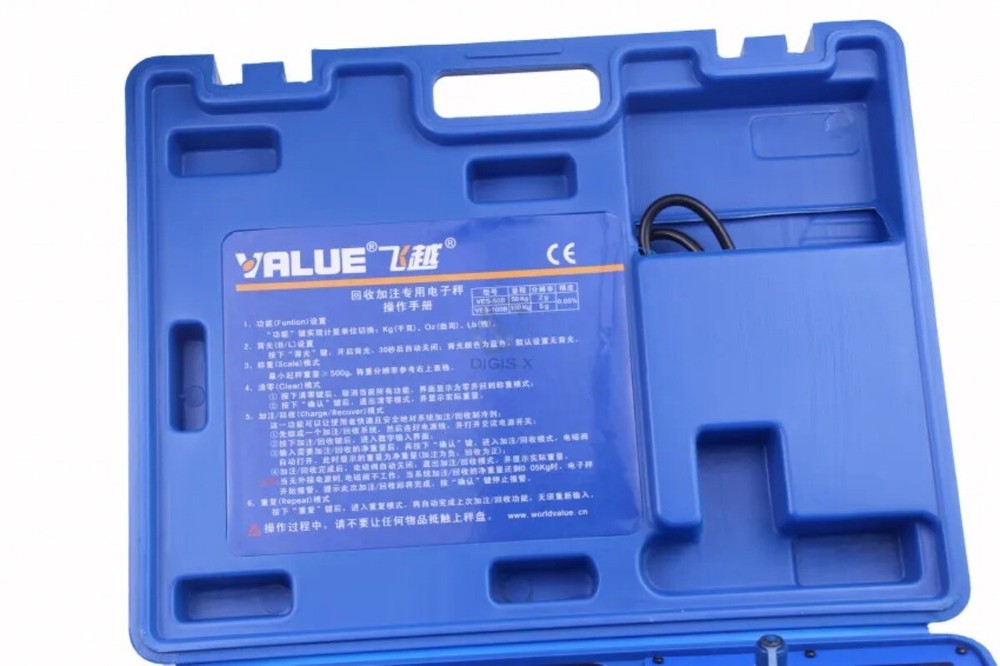 VES-50B refrigerant electronic scale fluorine adding electronic scale