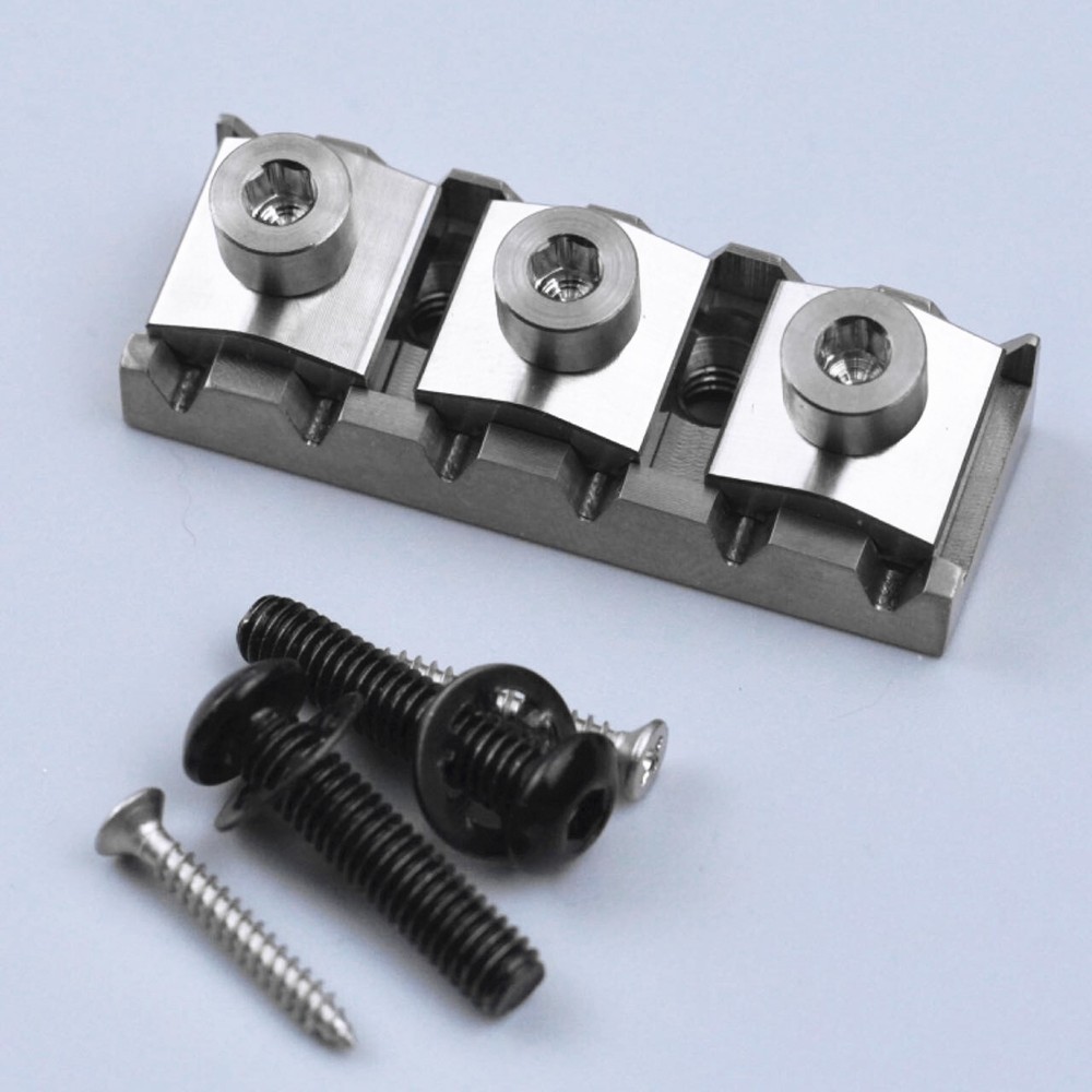 Titanium Alloy Guitar Tremolo System Bridge Locking String Nut Fit Floyd Rose