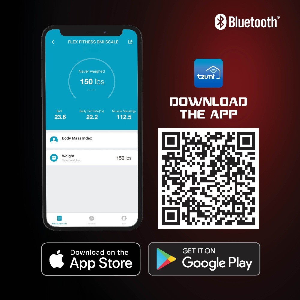Smart Scale, Bluetooth Digital Scale for Body Weight, BMI