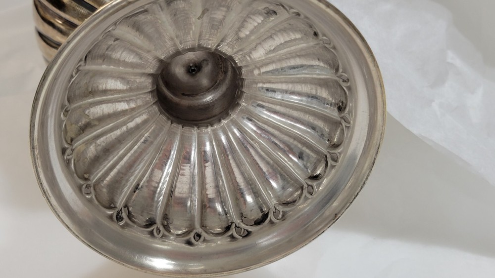 STERLING SILVER REPOUSSE VASE