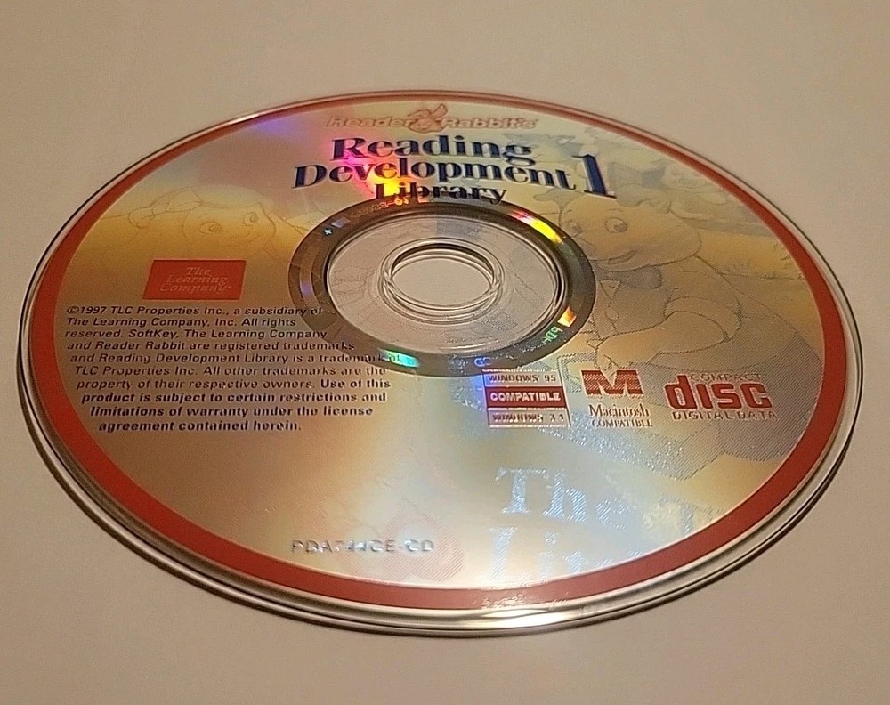 Software PC Reader Rabbit's Reading Development Library 1 - PC CD Rom