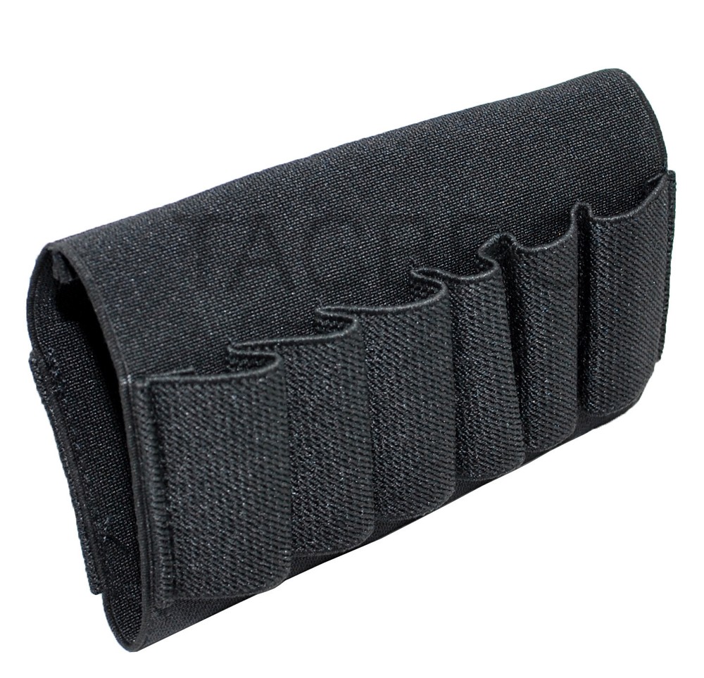 Black Butt Stock 8 Shells 12GA 20GA Shell Ammo Buttstock Holder