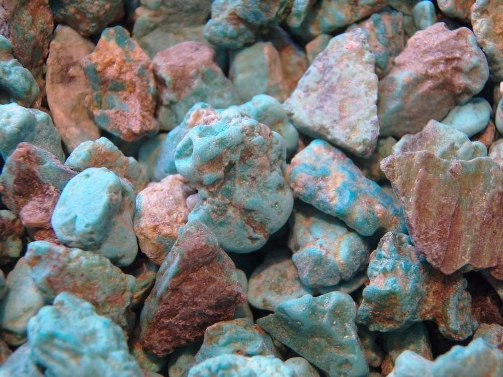 Kingman Arizona Turquoise Rough - (1) Ounce
