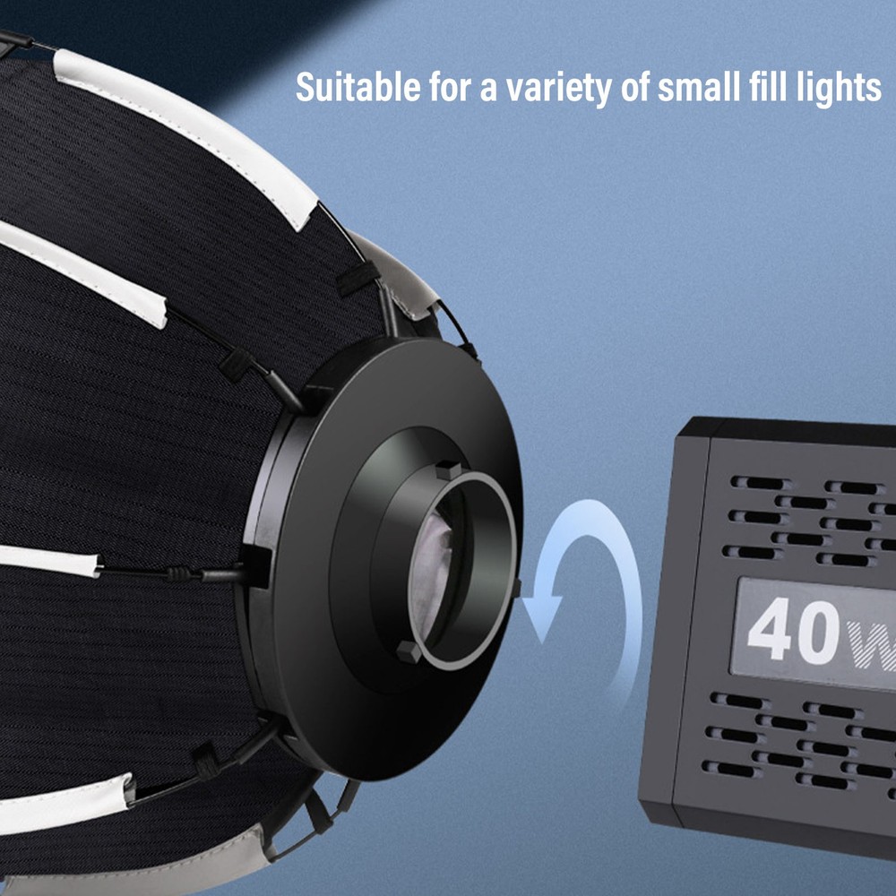 Portable Octagonal Softbox With Grid For Mount Fill Light XFIQ