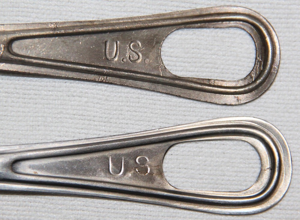 ORIGINAL WWII FORK AND SPOON FOR MESSKIT AND FIELD USE