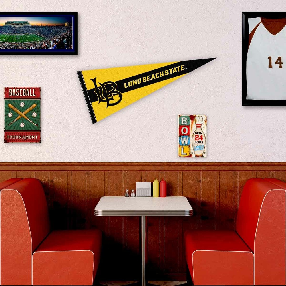 Cal State Long Beach 12x30 Felt Pennant
