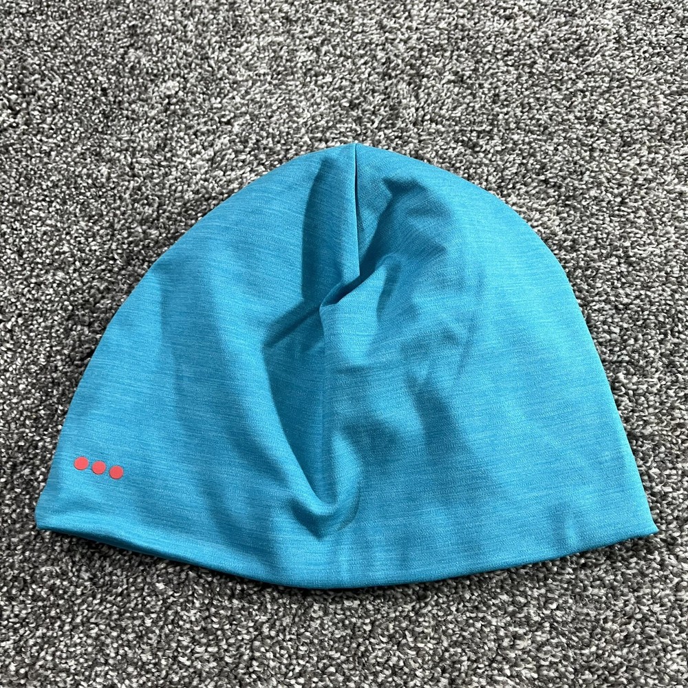 Saucony Runners Hat Blue Skully Lightweight Breathable One Size Cap