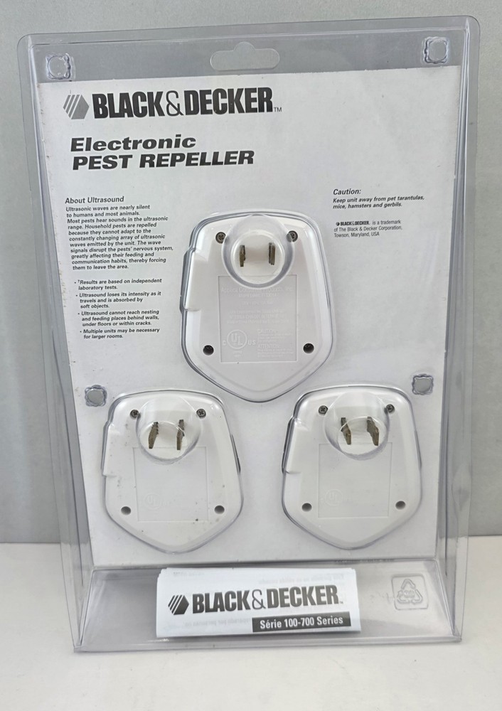 Black & Decker Electronic Pest Repeller 3-Pack Plug-In EP310-3P