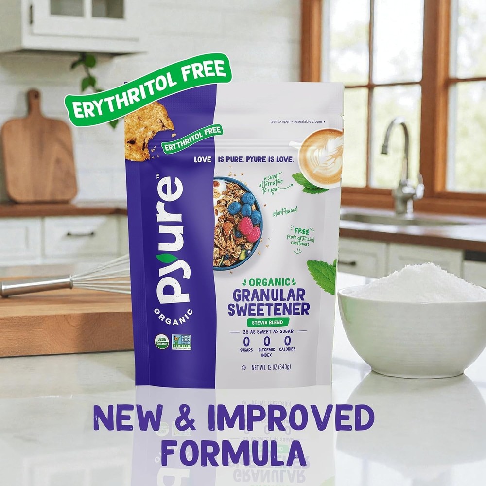 USDA Organic Stevia Blend - Zero Calorie Sugar Substitute