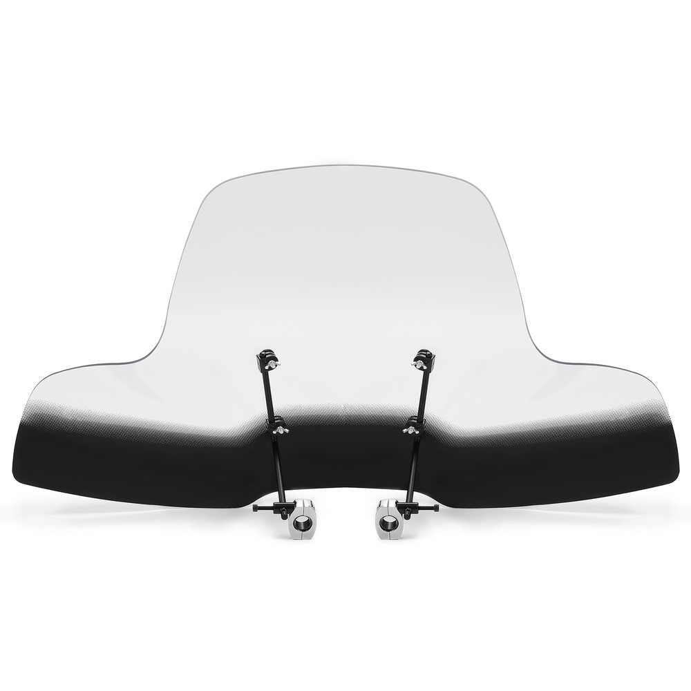2-Tone Large Windshield Windscreen Screen Protector For ATV Motorcycle Harley