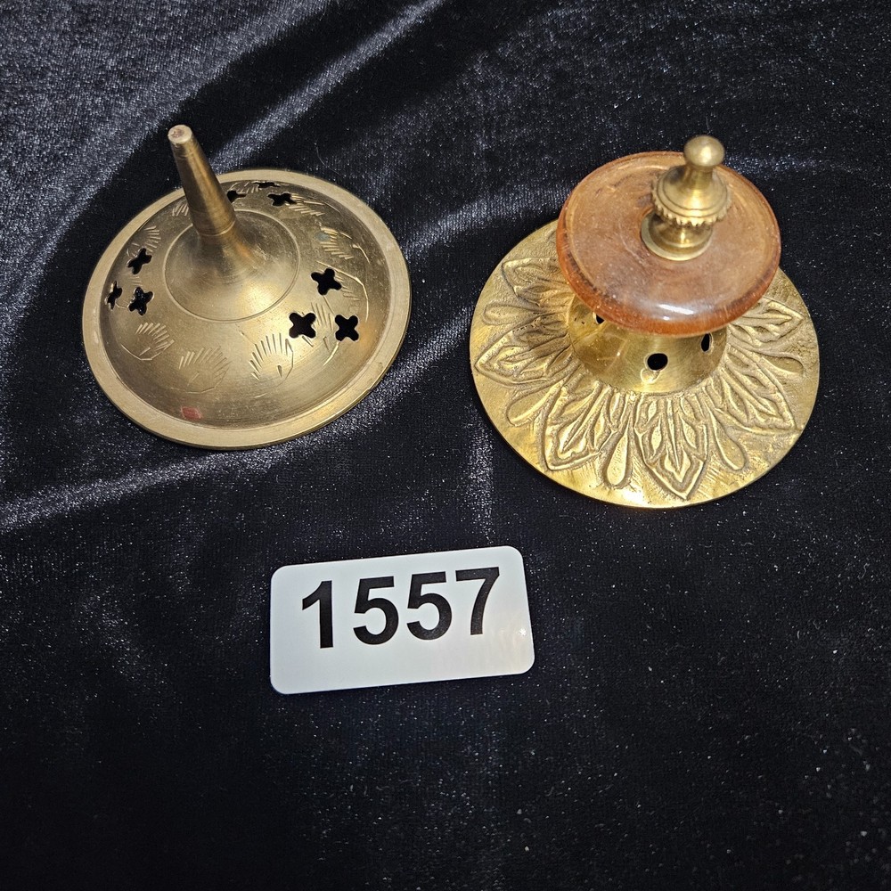 Vintage Misc Incense Brass Lids