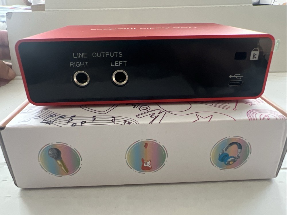 USB Audio Interface for PC High-Quality Recording Equipment