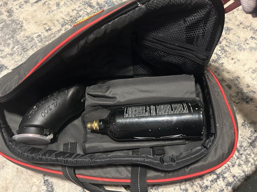 paintball guns and pods