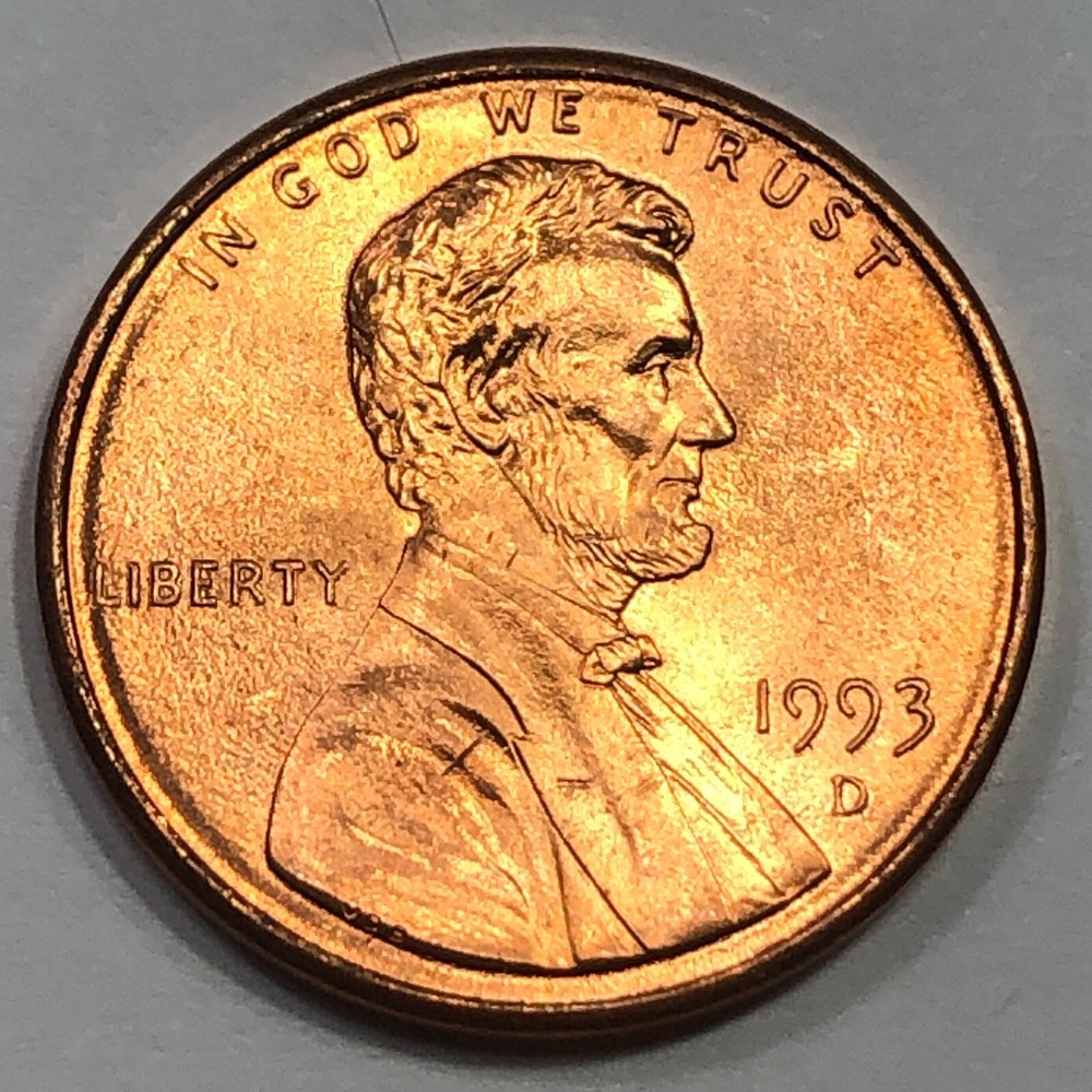 1993 D - Lincoln Memorial Cent