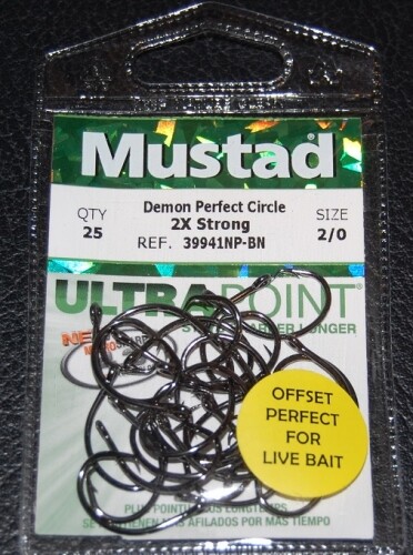 Mustad 2X Perfect Circle Hook ***Choose Size***