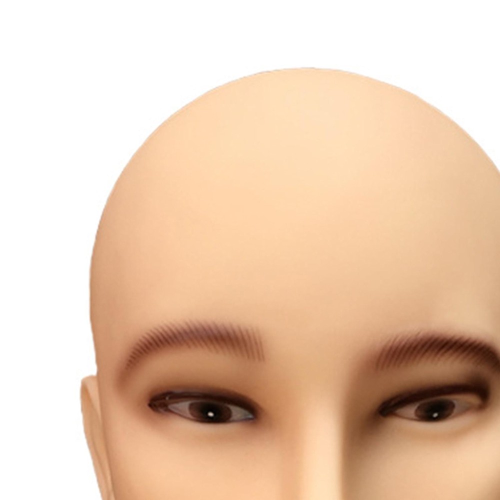 Male Bald Mannequin Head Hat Display Rack Training Head