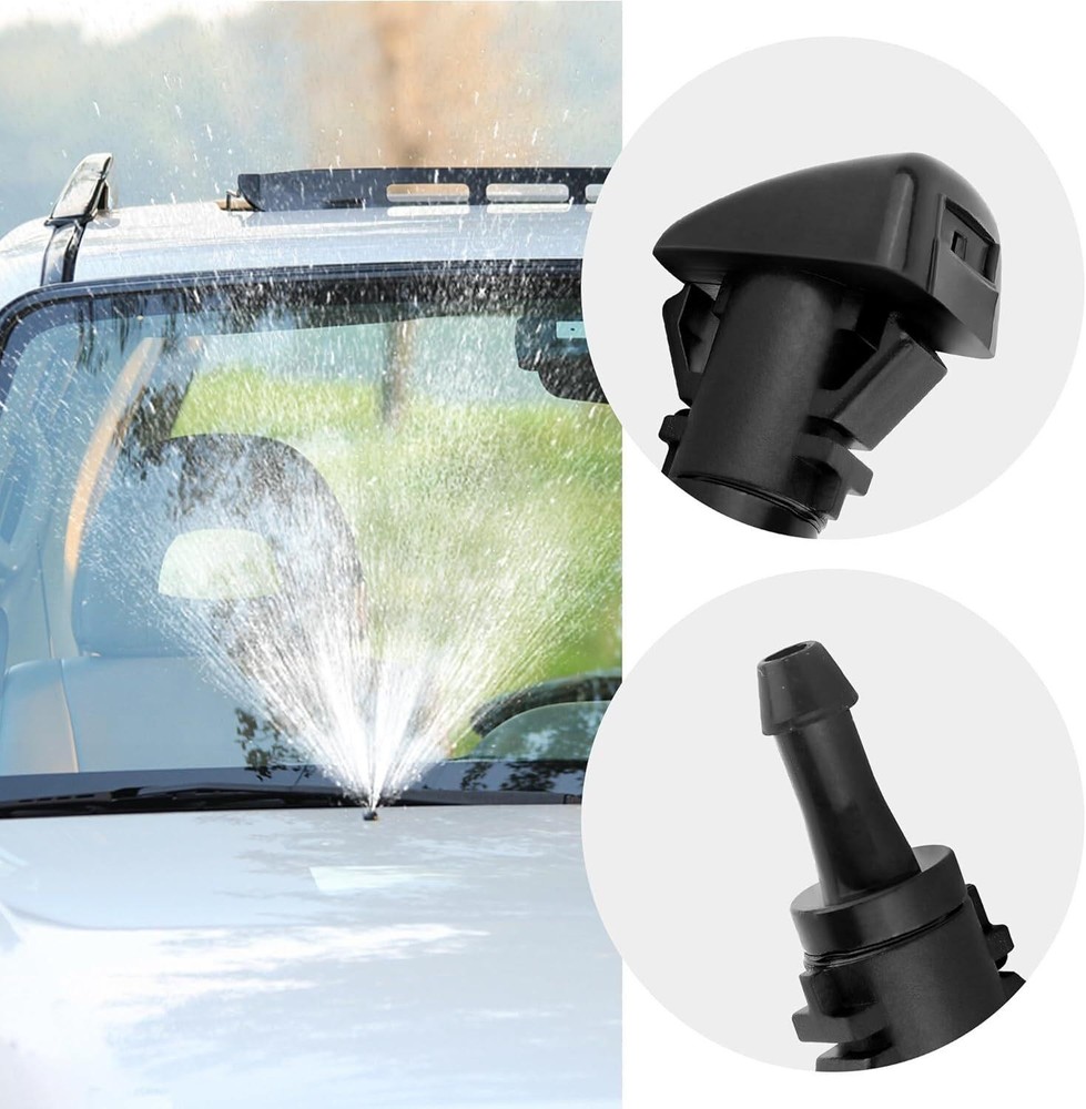 2pcs Front Windshield Washer Nozzle Compatible with Chrysler Dodge Ram,car Winds