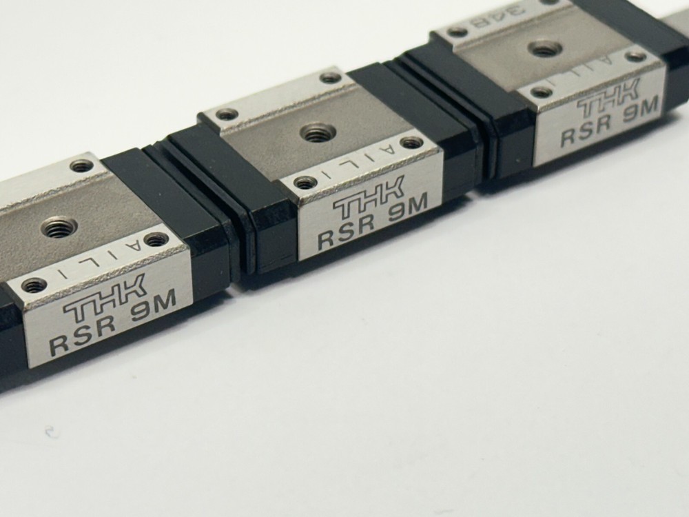 THK RSR 9M Linear Guide Blocks w/ 115mm Guide Rail