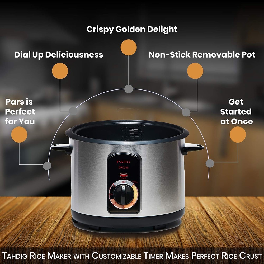 Pars Automatic Persian Rice Cooker (15 Cup)