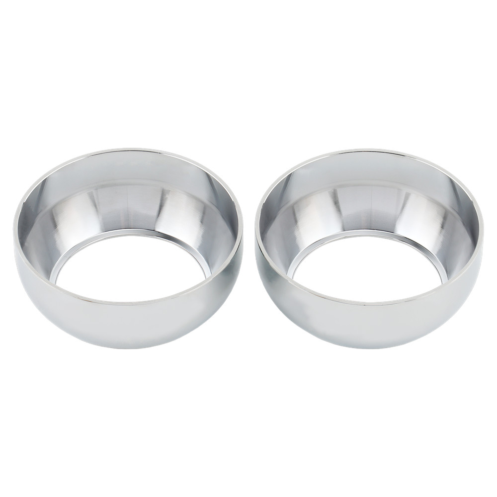 Chrome Front Fork Boot Cap Covers 41mm For Harley Softail FXST FXDWG Wide Glide