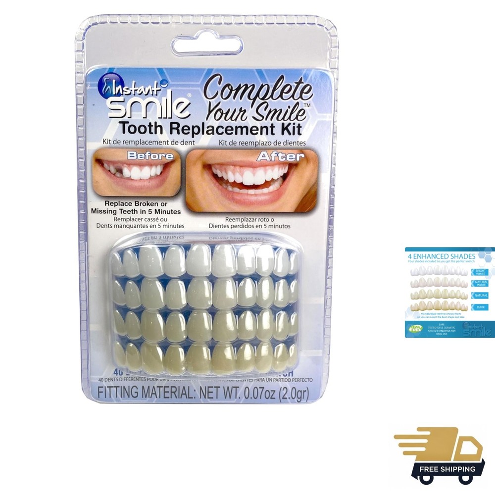 Complete Your Smile Temporary Tooth Replacement Kit - Replace a Missing Tooth...