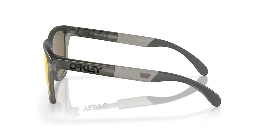 Oakley OO9284A-0155 Frogskins Range A Sunglasses Matte Grey Smoke/Prizm Ruby