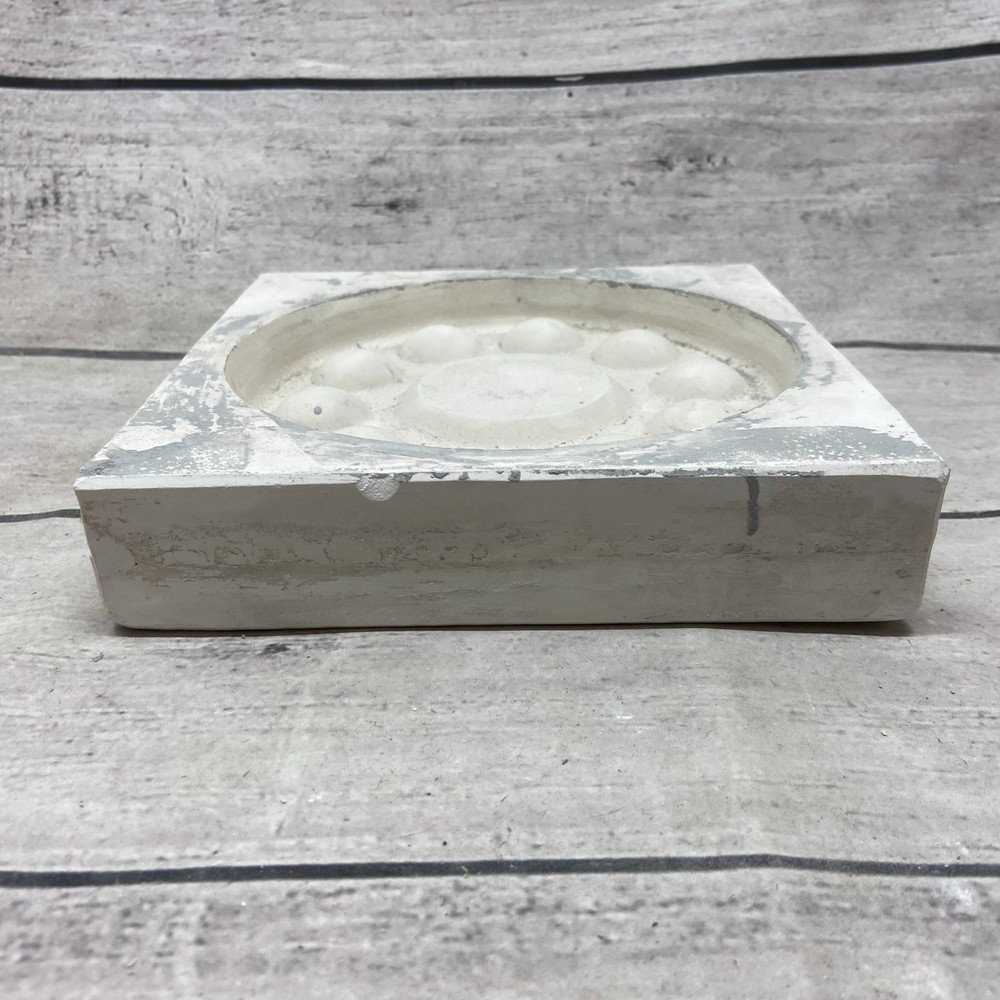 Unbranded Ceramic Casting Mold Round Deviled Egg Serving Platter Tray