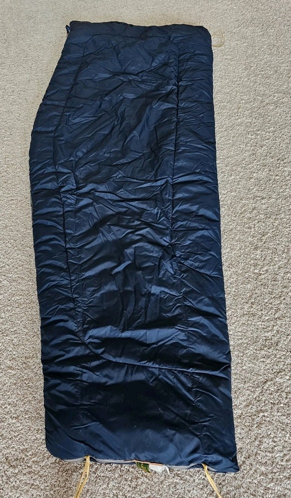 Ll Bean Vintage Cursive White Stag Sleeping Bag Regular