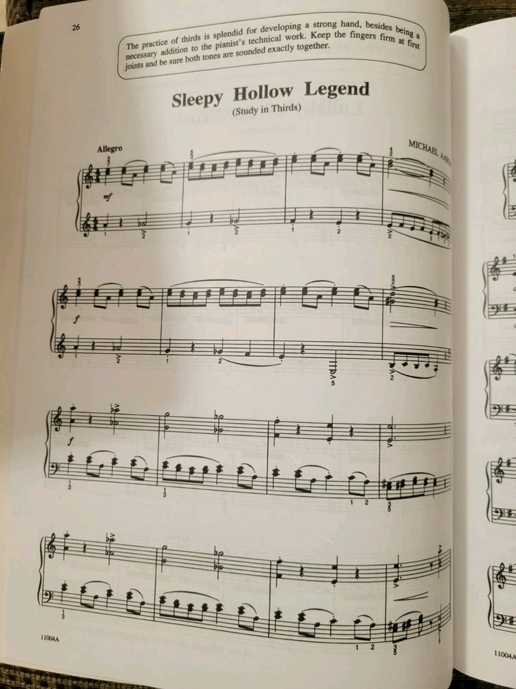 "MICHAEL AARON PIANO COURSE" LESSONS-GRADE 4(FOUR) EUC