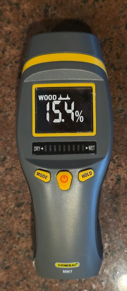 General Tools MM7 Pin Type Digital Moisture Meter for Water Damage Detection