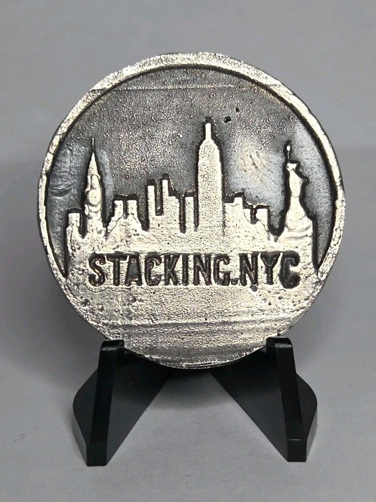'Rare' Sterling Silver "STACKING NYC" 33.0 Grams .925% #672