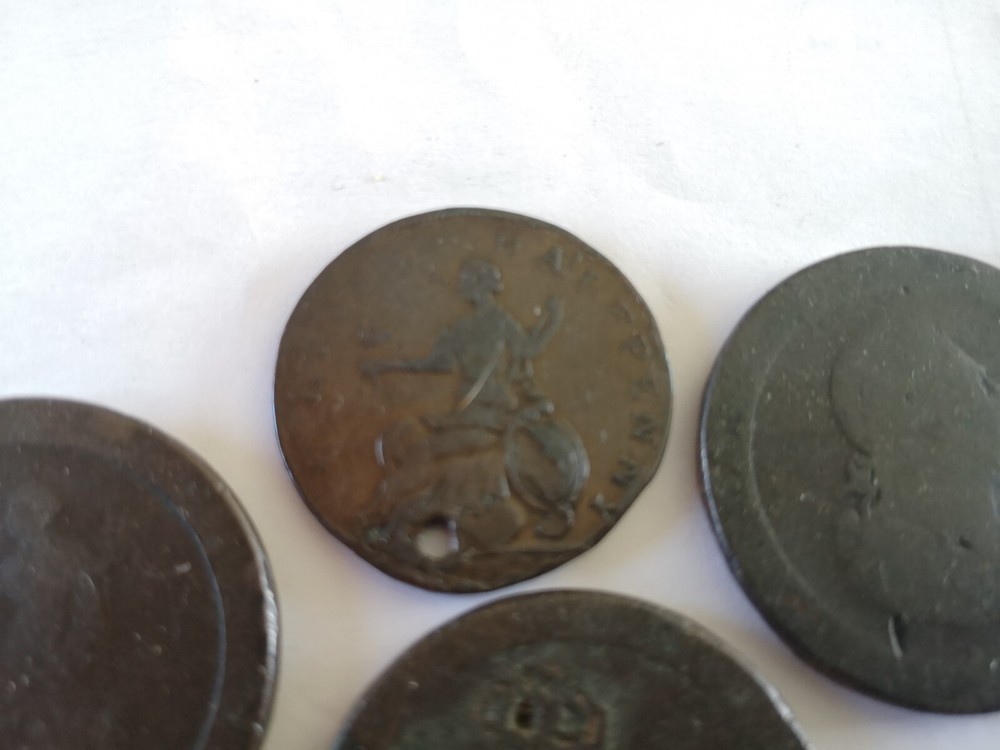 Great Britian Old Penny and Half Penny Bundle